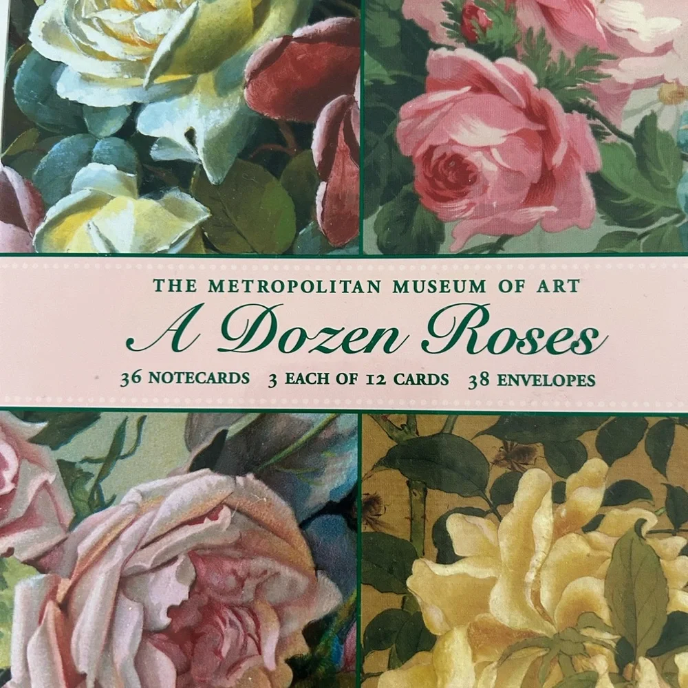 (2004) The Metropolitan Museum of Art: A Dozen Roses - Card & Envelope Set - NIB
